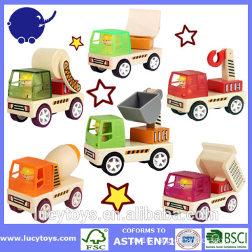 kids wooden toy trucks and cars